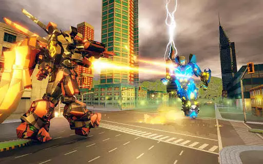 Play APK Robot Fighting 3D - Transform Robot War Games 2018  and enjoy Robot Fighting 3D - Transform Robot War Games 2018 using 