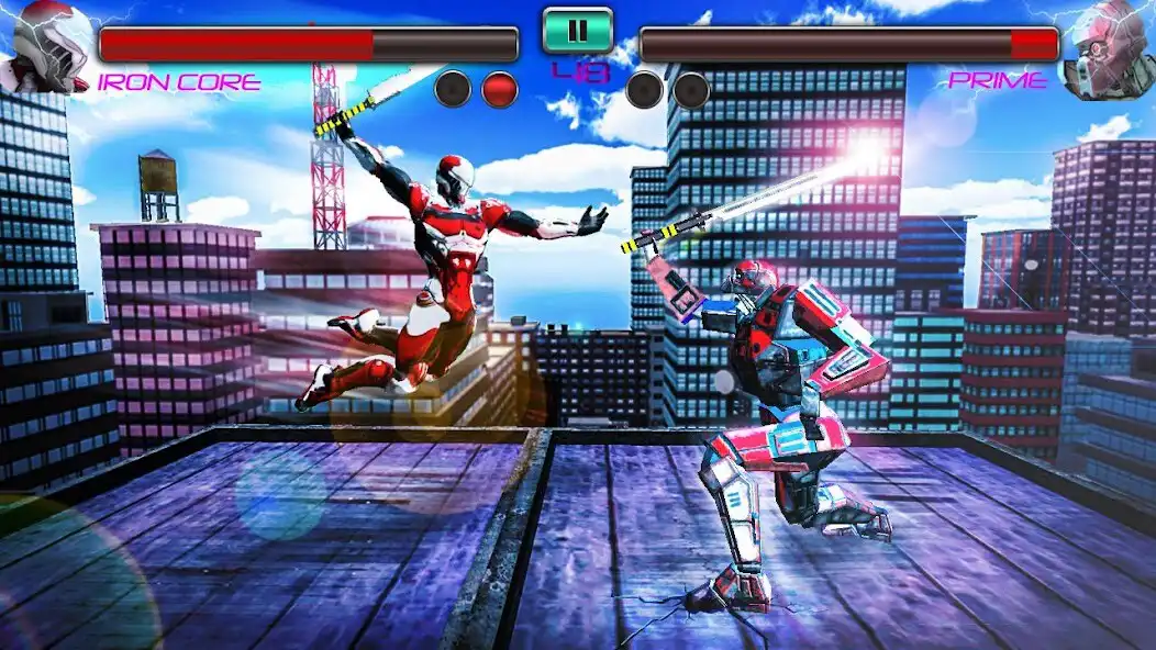 Play Robot Fighting Game - Steel Robots Kung Fu Fight  and enjoy Robot Fighting Game - Steel Robots Kung Fu Fight with UptoPlay