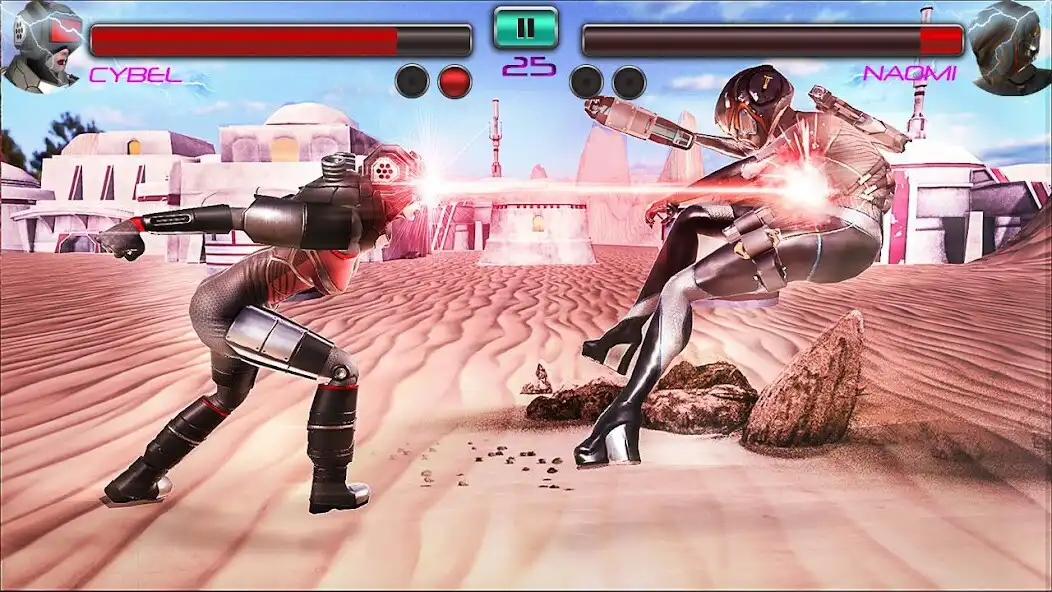 Play Robot Fighting Game - Steel Robots Kung Fu Fight as an online game Robot Fighting Game - Steel Robots Kung Fu Fight with UptoPlay