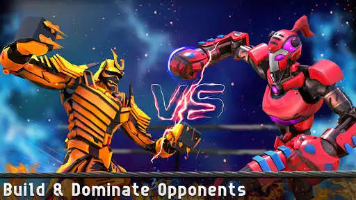 Play Robot Fighting Games: Wrestling Ring Fighting Game as an online game Robot Fighting Games: Wrestling Ring Fighting Game with UptoPlay