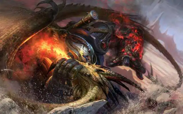 Play Robotic Dragon Live Wallpaper
