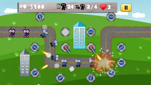 Play Robotic Tower Defence as an online game Robotic Tower Defence with UptoPlay