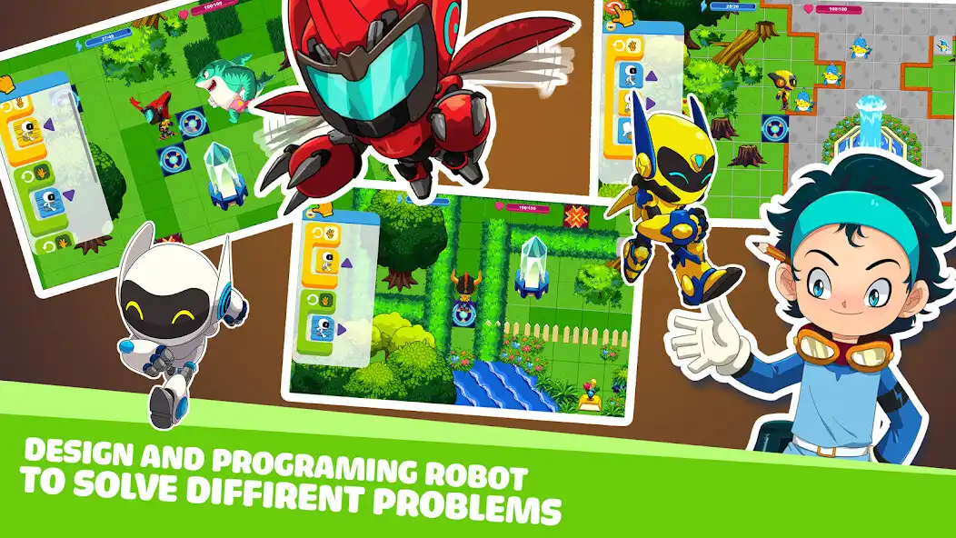Play Robotizen: Kid learn Coding Robot 5+  and enjoy Robotizen: Kid learn Coding Robot 5+ with UptoPlay