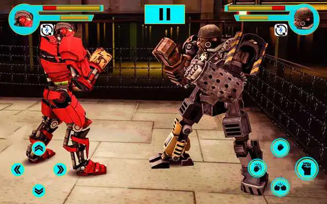 Play Robot Kung Fu Street Action