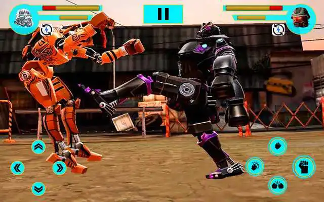 Play Robot Kung Fu Street Action