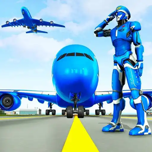 Play Robot Pilot Airplane Games 3D APK