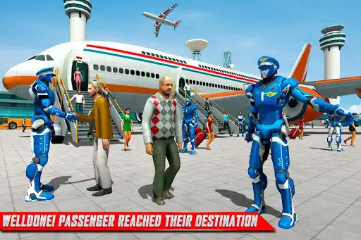Play Robot Pilot Airplane Games 3D  and enjoy Robot Pilot Airplane Games 3D with UptoPlay