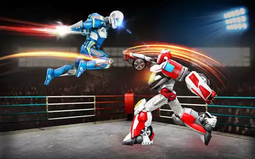 Play Robot Ring Fighting Games : Robot Wrestling Games as an online game Robot Ring Fighting Games : Robot Wrestling Games with UptoPlay