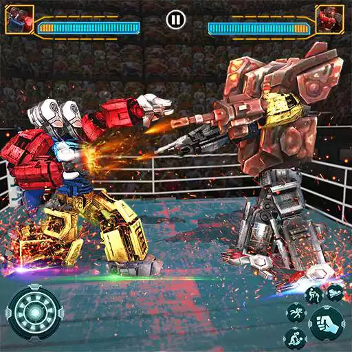 Play Robot Ring Fighting - Robot Ring Wrestling 3D APK
