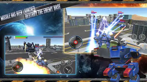 Play Robots Arena 3D as an online game Robots Arena 3D with UptoPlay
