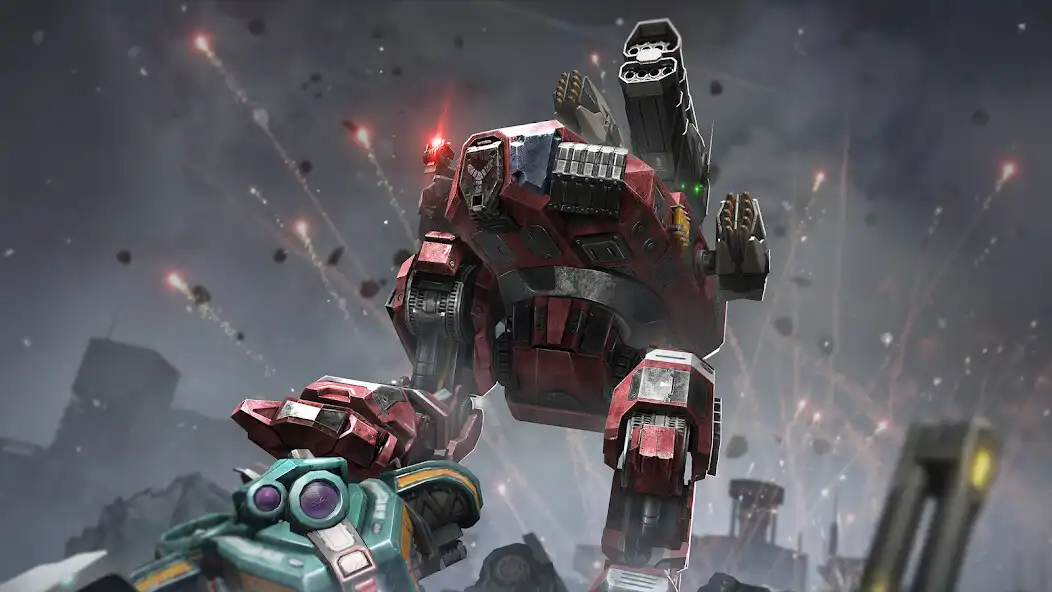 Play Robots Battles: Red Green Game  and enjoy Robots Battles: Red Green Game with UptoPlay