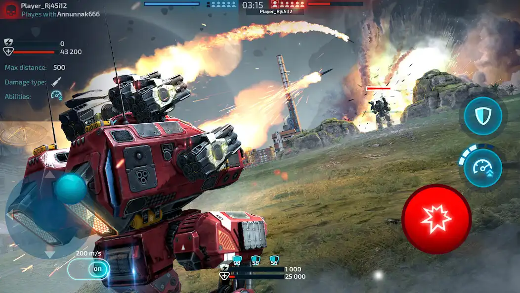 Play Robots Battles: Red Green Game as an online game Robots Battles: Red Green Game with UptoPlay
