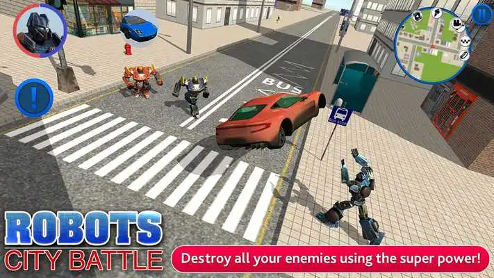Play Robots: City Battle