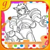 Free play online Robots Coloring and Drawing Book APK