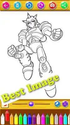 Play Robots Coloring and Drawing Book