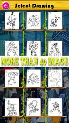 Play Robots Coloring and Drawing Book