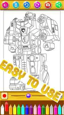 Play Robots Coloring and Drawing Book