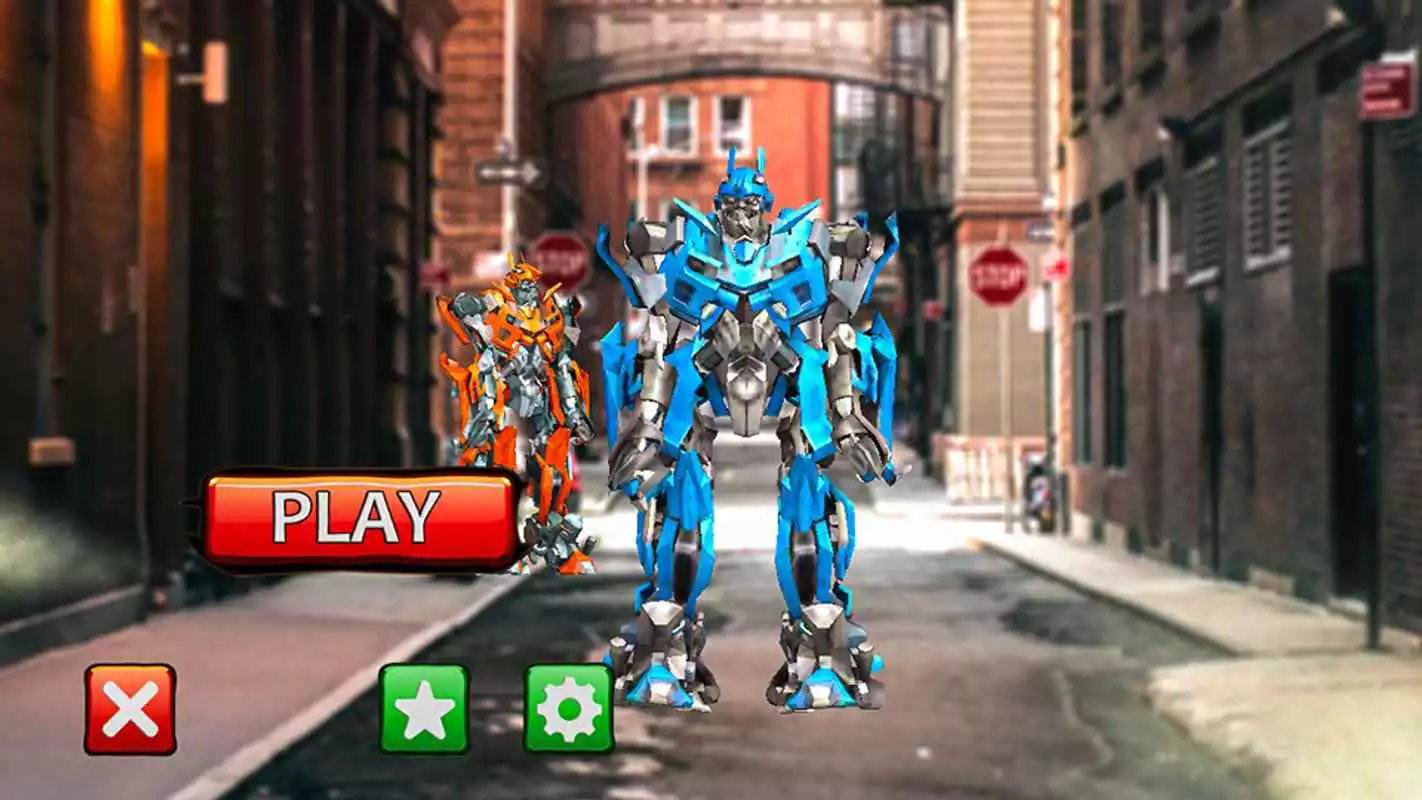 Play Robots Fighting In Street