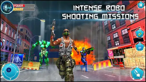 Play Robot Shooting Counter Terrorist Attack: fps shoot as an online game Robot Shooting Counter Terrorist Attack: fps shoot with UptoPlay