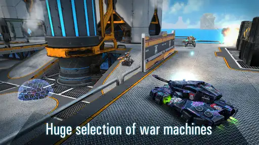 Play Robots vs Tanks: 5v5 Battles as an online game Robots vs Tanks: 5v5 Battles with UptoPlay