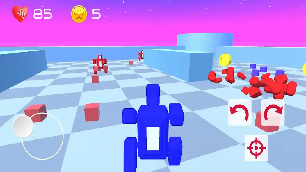 Play Robots Wars - Mech Shooter as an online game Robots Wars - Mech Shooter with UptoPlay