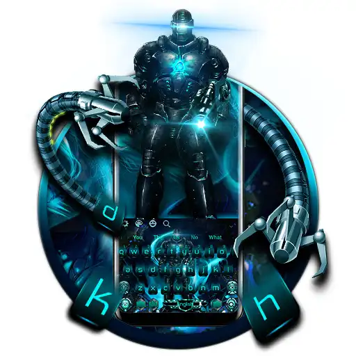 Play Robot Tech Neon Keyboard APK