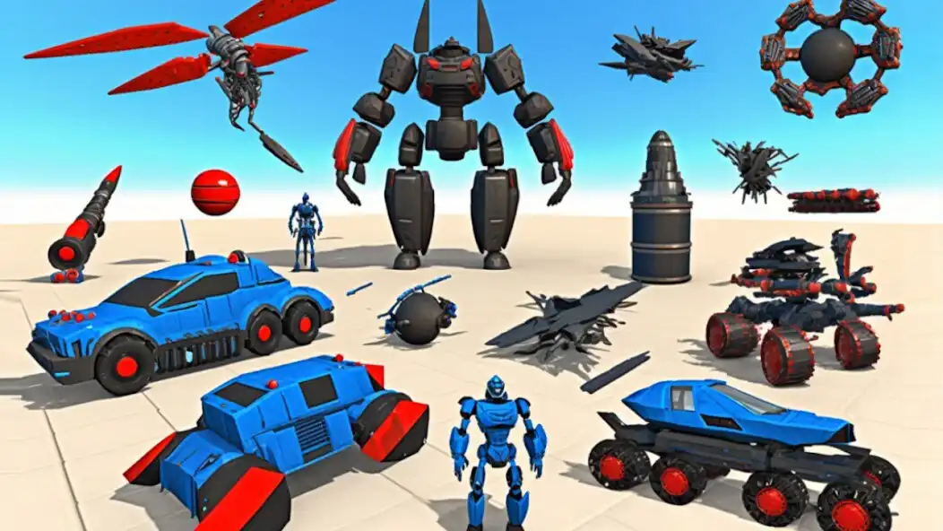 Play Robot Transforming robots as an online game Robot Transforming robots with UptoPlay