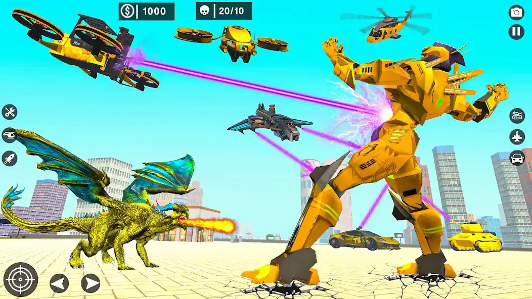 Play Robot Transform: Robot war 3D as an online game Robot Transform: Robot war 3D with UptoPlay