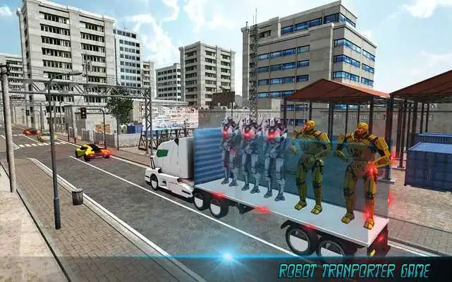 Play Robot Transport Truck