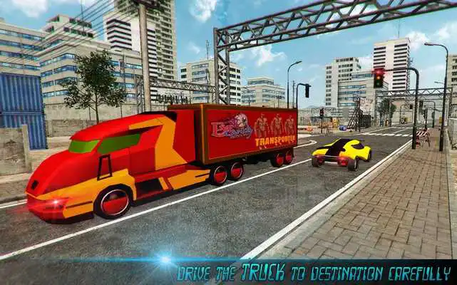 Play Robot Transport Truck