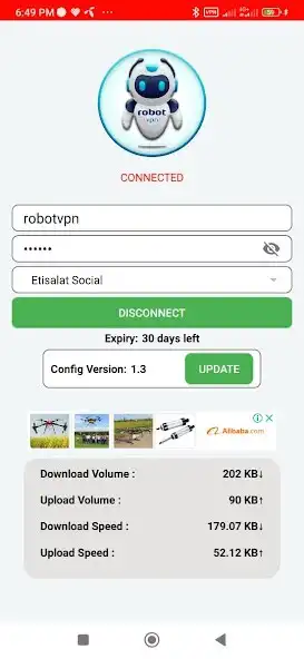 Play Robot VPN Proxy as an online game Robot VPN Proxy with UptoPlay