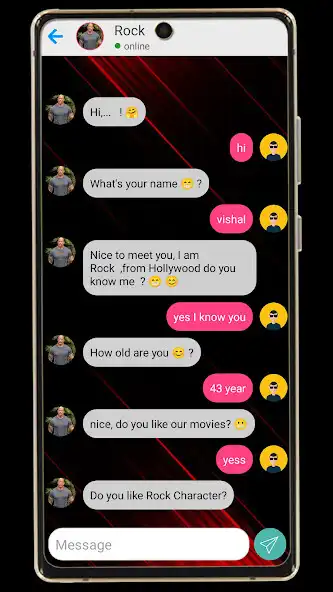 Play Rock, Dwayne Johnson Fake Call  and enjoy Rock, Dwayne Johnson Fake Call with UptoPlay