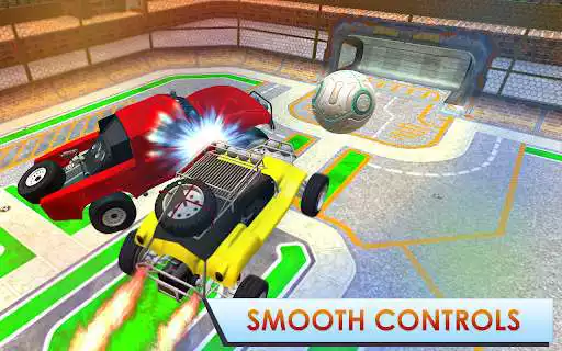 Play Rocket Car Football Turbo League as an online game Rocket Car Football Turbo League with UptoPlay
