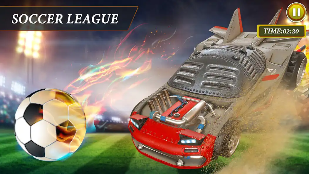 Play Rocket Car Soccer Ball League!  and enjoy Rocket Car Soccer Ball League! with UptoPlay