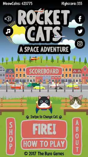 Play Rocket Cats: A Space Adventure Game  and enjoy Rocket Cats: A Space Adventure Game with UptoPlay