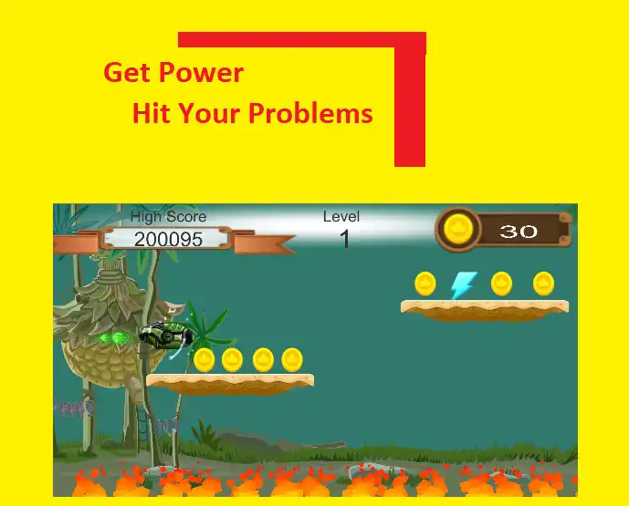 Play Rocket Game - Touch The Floor as an online game Rocket Game - Touch The Floor with UptoPlay