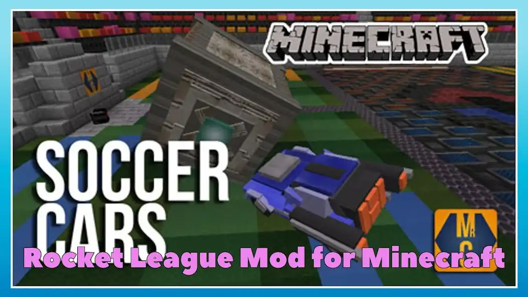 Play Rocket League Mod Minecraft as an online game Rocket League Mod Minecraft with UptoPlay