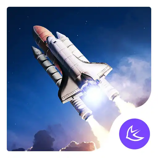 Run free android online Rocket Sky Space-APUS Launcher stylish theme APK