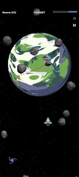 Play Rocket - Space Game as an online game Rocket - Space Game with UptoPlay