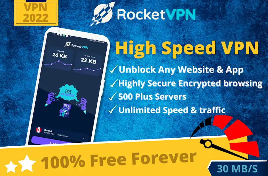 Play RocketVPN, Secure VPN Proxy  and enjoy RocketVPN, Secure VPN Proxy with UptoPlay