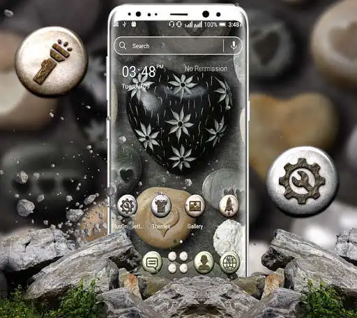 Play Rock Heart Launcher Theme  and enjoy Rock Heart Launcher Theme with UptoPlay