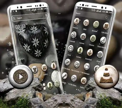 Play Rock Heart Launcher Theme as an online game Rock Heart Launcher Theme with UptoPlay