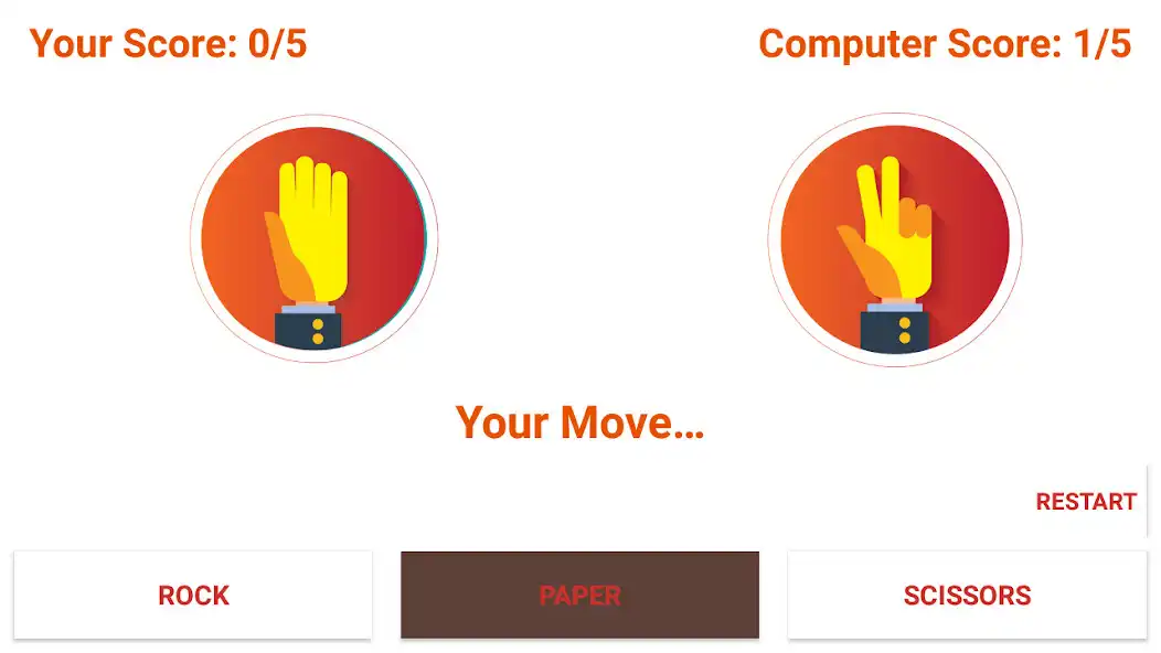 Play Rock Paper Scissor Game as an online game Rock Paper Scissor Game with UptoPlay