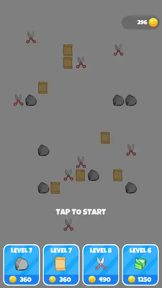 Play Rock Paper Scissors: Idle ASMR as an online game Rock Paper Scissors: Idle ASMR with UptoPlay