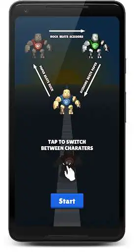 Play Rock, Paper, Scissors Run as an online game Rock, Paper, Scissors Run with UptoPlay