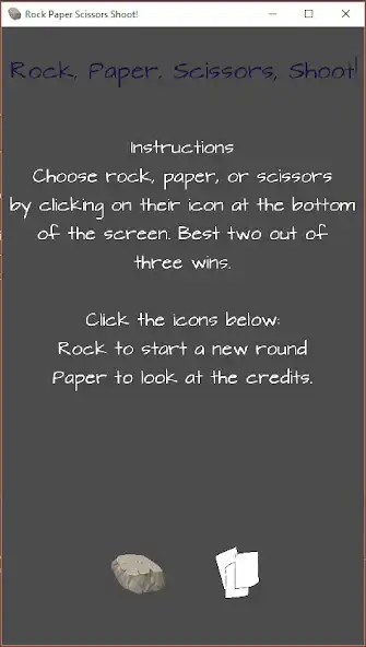 Play Rock Paper Scissors Shoot! as an online game Rock Paper Scissors Shoot! with UptoPlay