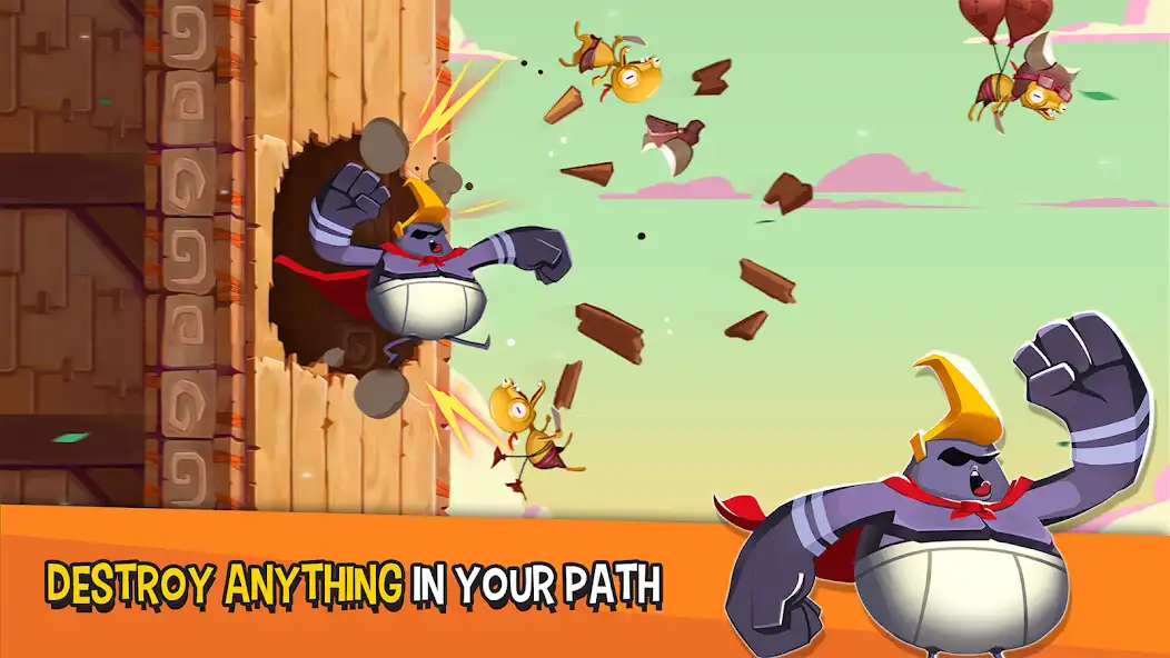 Play Rocky Rampage: Wreck em Up as an online game Rocky Rampage: Wreck em Up with UptoPlay