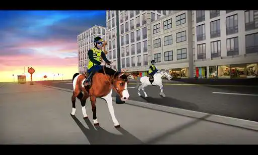 Play Rodeo Police Horse Simulator as an online game Rodeo Police Horse Simulator with UptoPlay