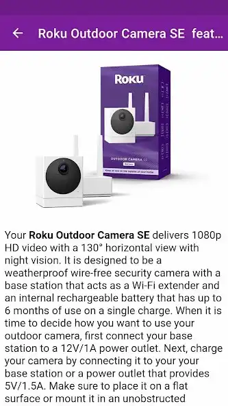 Play Roku Smart Home Camera Guide as an online game Roku Smart Home Camera Guide with UptoPlay