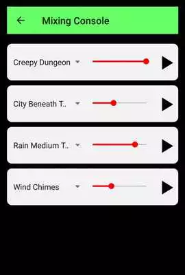 Play Roleplaying Audio Mixer